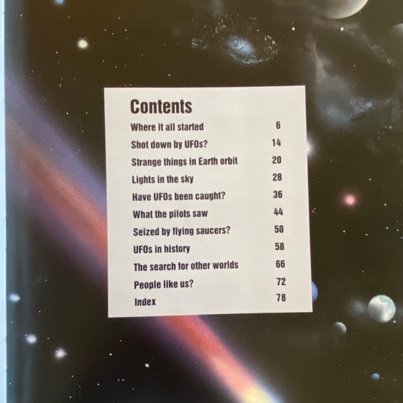 Smithmark Teal Illustrated UFO Hardcover Book Coffee Table 1992 Sci-Fi Retro - Picture 10 of 16